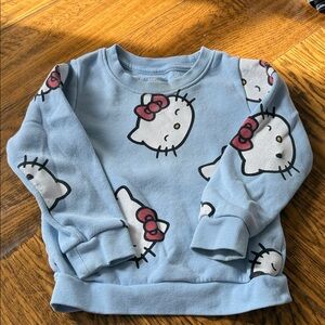 Hello Kitty Light Blue Kids Hoodie